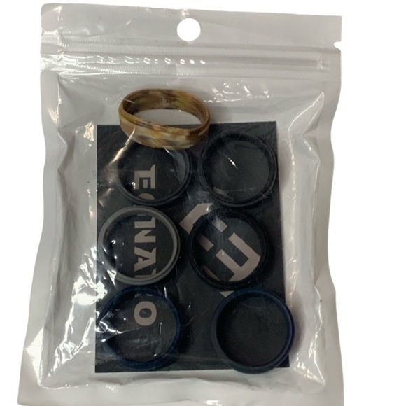 Silicone rings set of seven - Picture 3 of 5